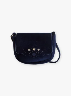 Sergent Major Sac, Cartable & Parapluie-Sac bandouli&egrave;re bleu marine en velours