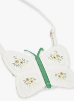 Sergent Major Sac, Cartable & Parapluie-Sac besace papillon paillet&eacute; &eacute;cru et vert