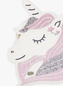 Sergent Major Sac, Cartable & Parapluie-Sac licorne &agrave; paillettes &eacute;cru