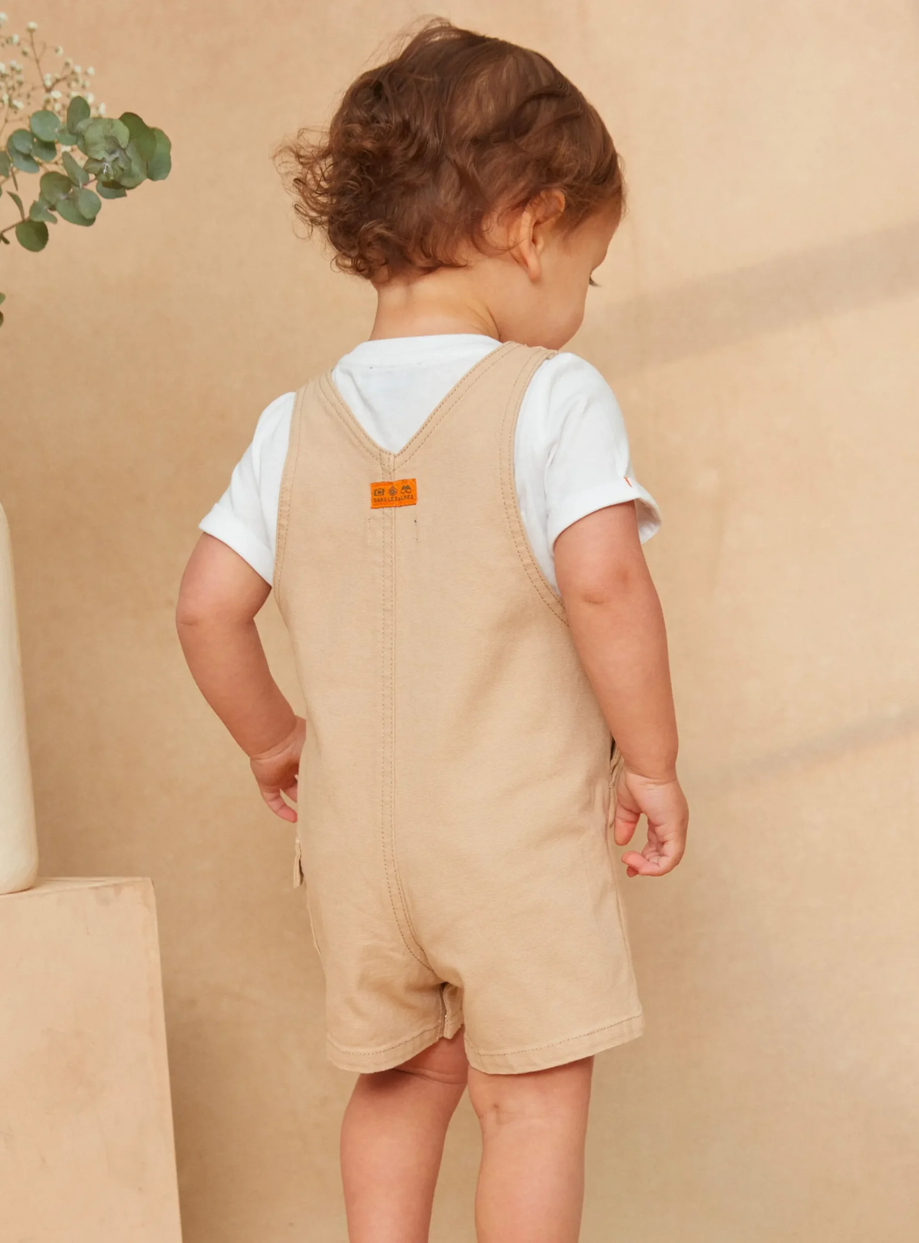 Sergent Major Ensemble, Combinaison & Salopette-Salopette Courte Beige