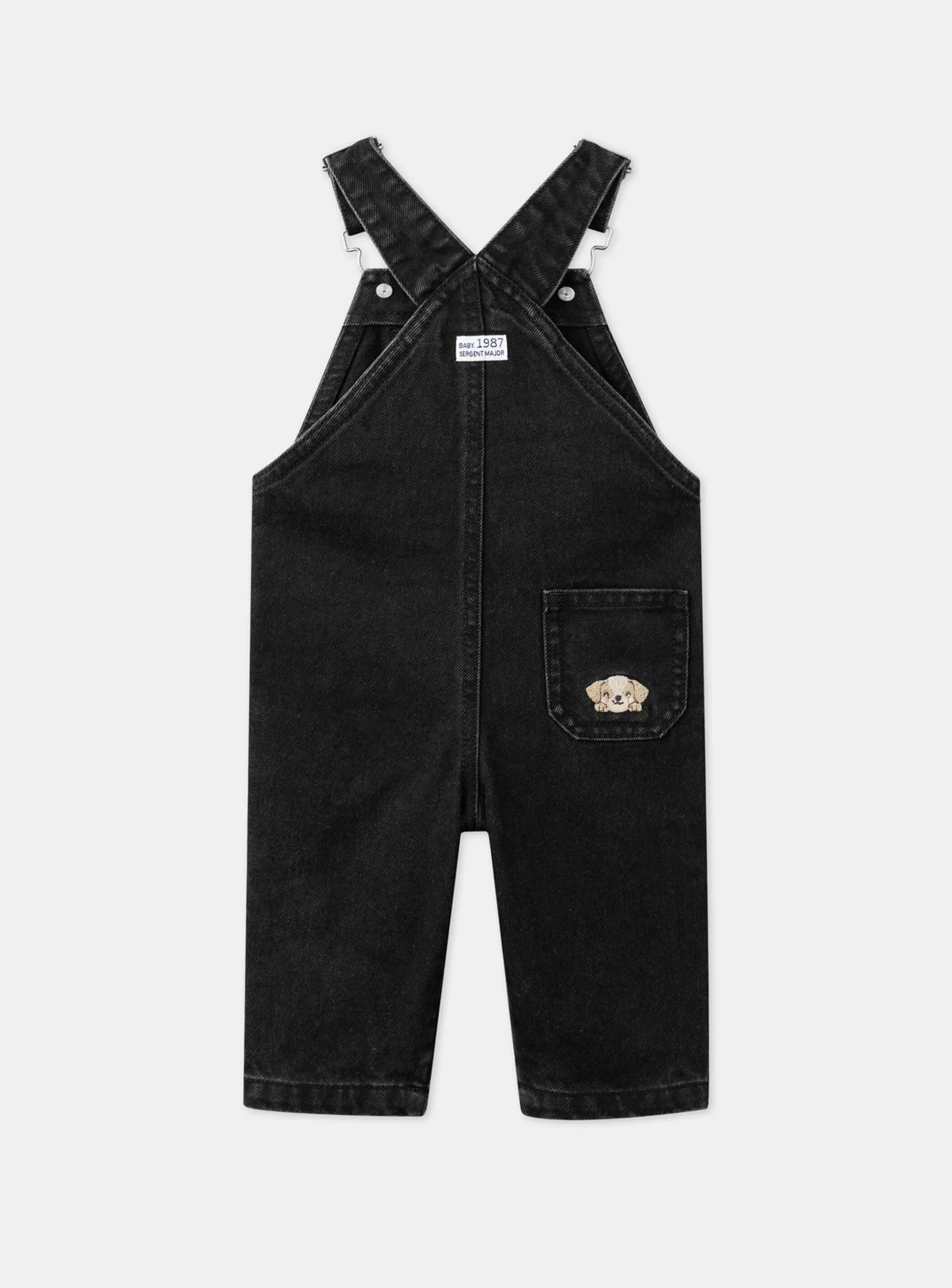Sergent Major Ensemble, Combinaison & Salopette-Salopette Denim noir