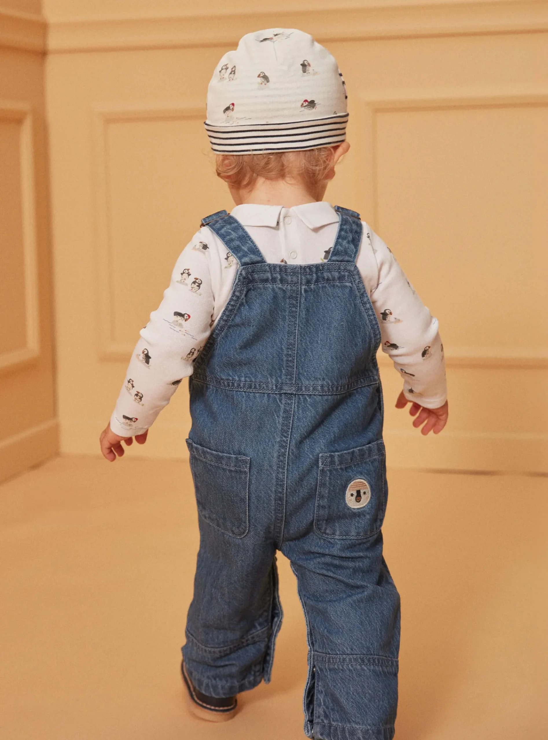 Sergent Major Ensemble, Combinaison & Salopette-Salopette longue en denim