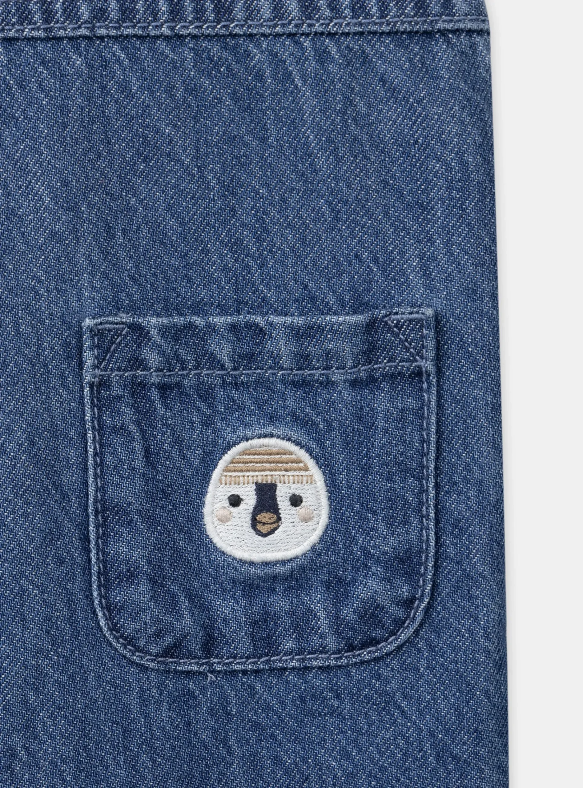 Sergent Major Ensemble, Combinaison & Salopette-Salopette longue en denim