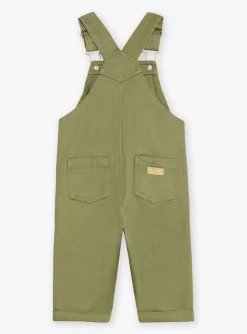 Sergent Major Ensemble, Combinaison & Salopette-Salopette verte en twill