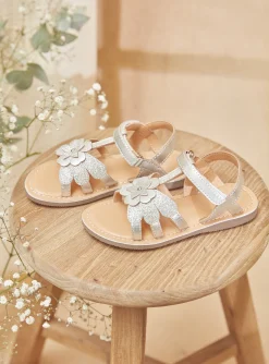 Sergent Major Chaussures Et Chaussons-Sandales argent&eacute;es ouvertes
