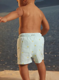 Sergent Major Maillot De Bain-Short de bain bleu &agrave; imprim&eacute; rayures