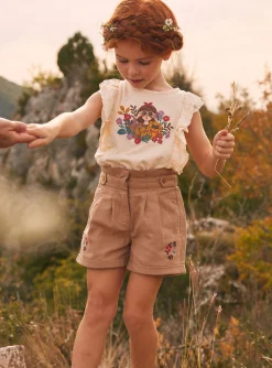 Sergent Major Jupe & Short-Short Marron