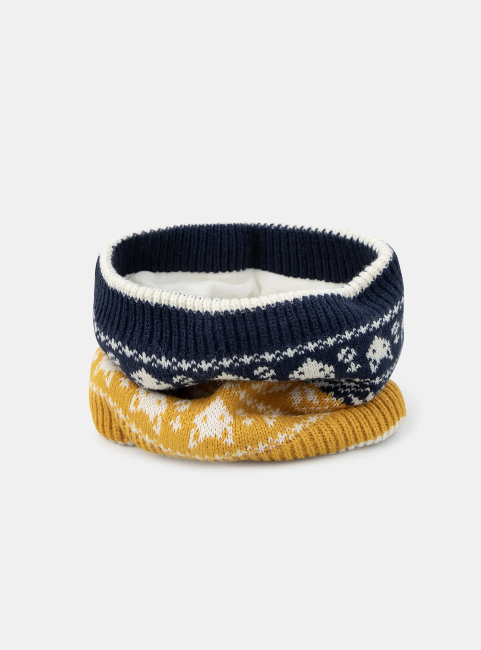 Sergent Major Bonnet, Echarpe, & Gant-Snood jacquard tricolore
