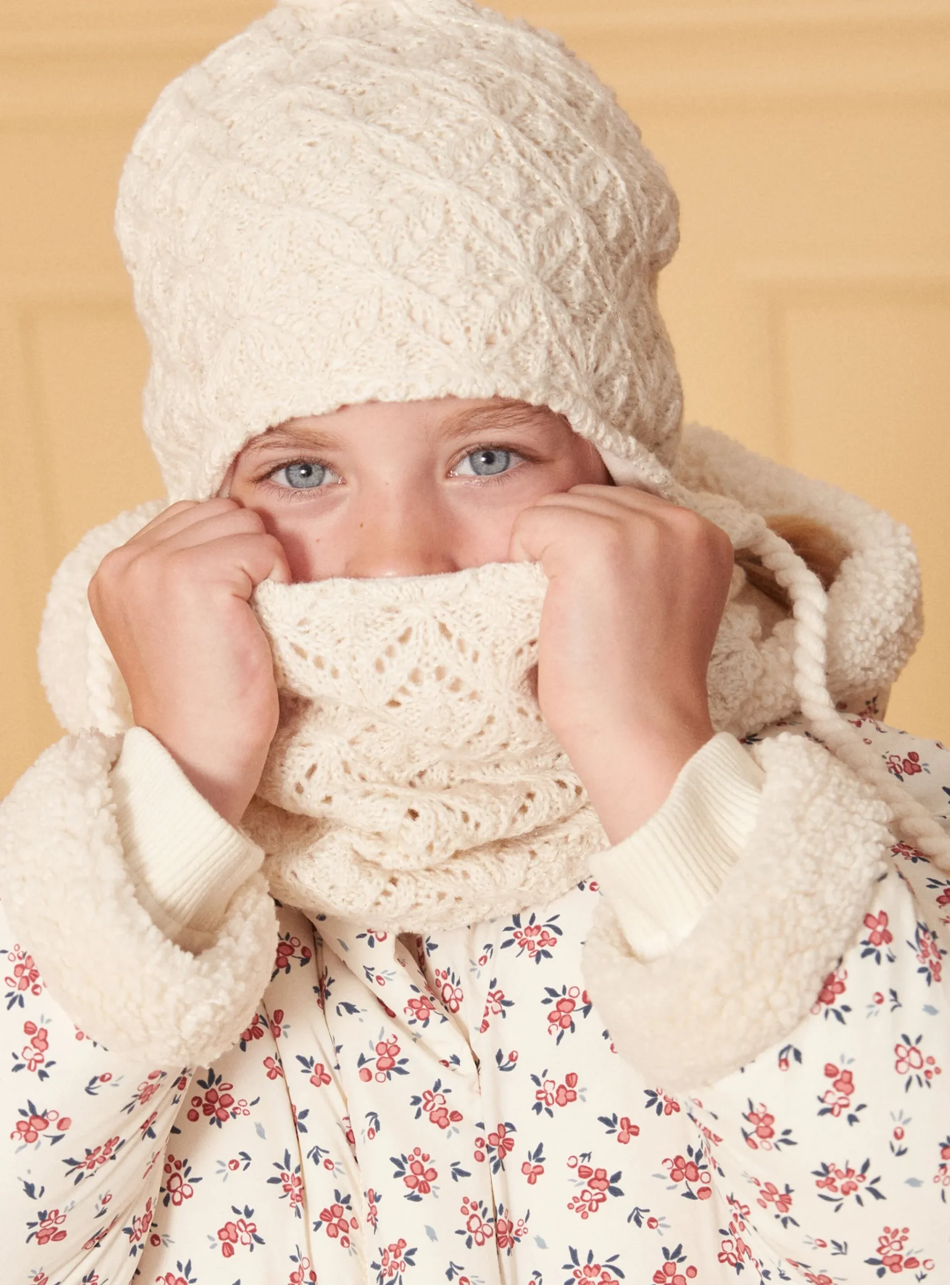 Sergent Major Chapeau & Foulard | Bonnet, Echarpe & Gants-Snood maille fantaisie