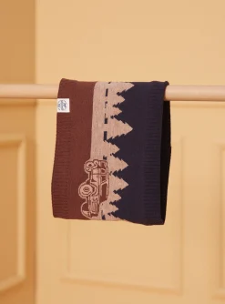 Sergent Major Bonnet, Echarpe, & Gant-Snood tricot jacquard