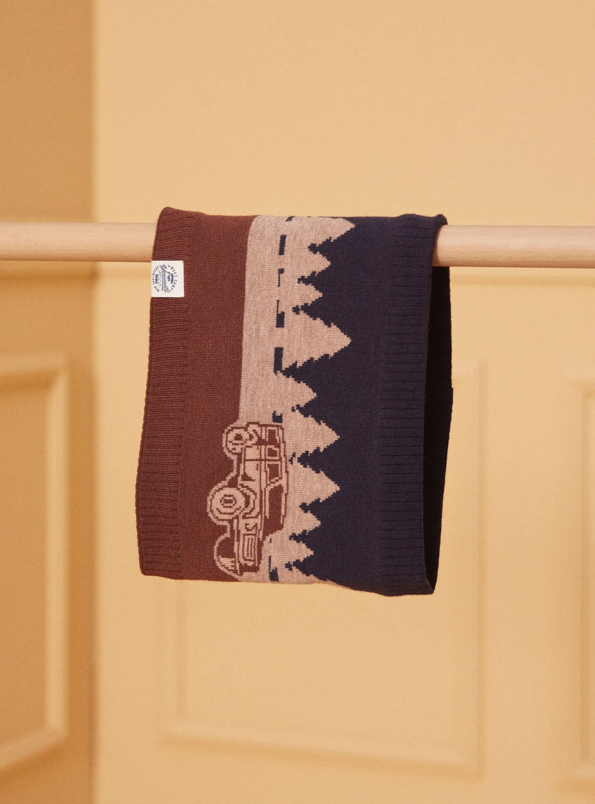 Sergent Major Bonnet, Echarpe, & Gant-Snood tricot jacquard