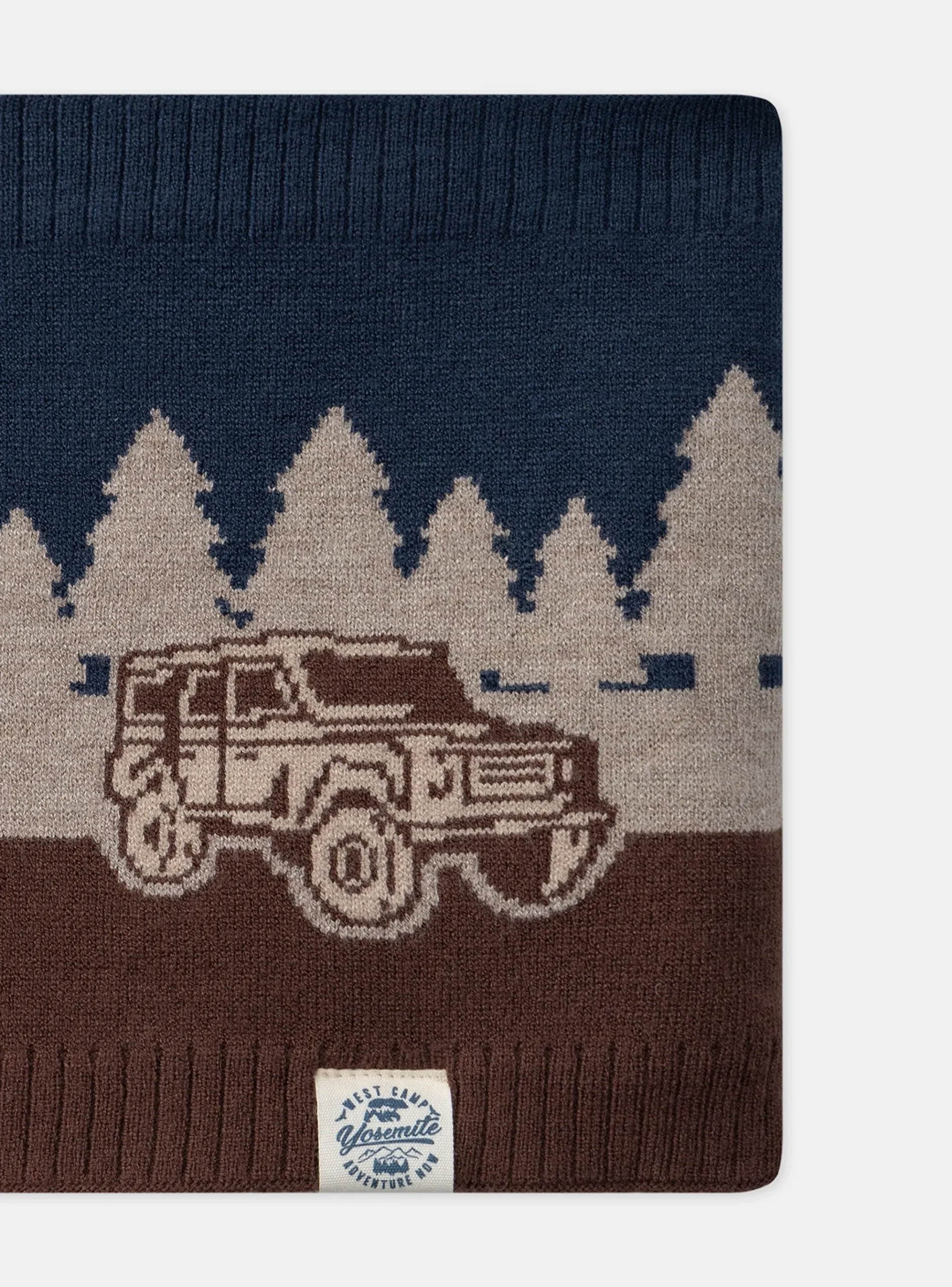 Sergent Major Bonnet, Echarpe, & Gant-Snood tricot jacquard
