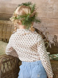 Sergent Major Pull, Gilet & Cardigan-Sous-pull &agrave; fleurs