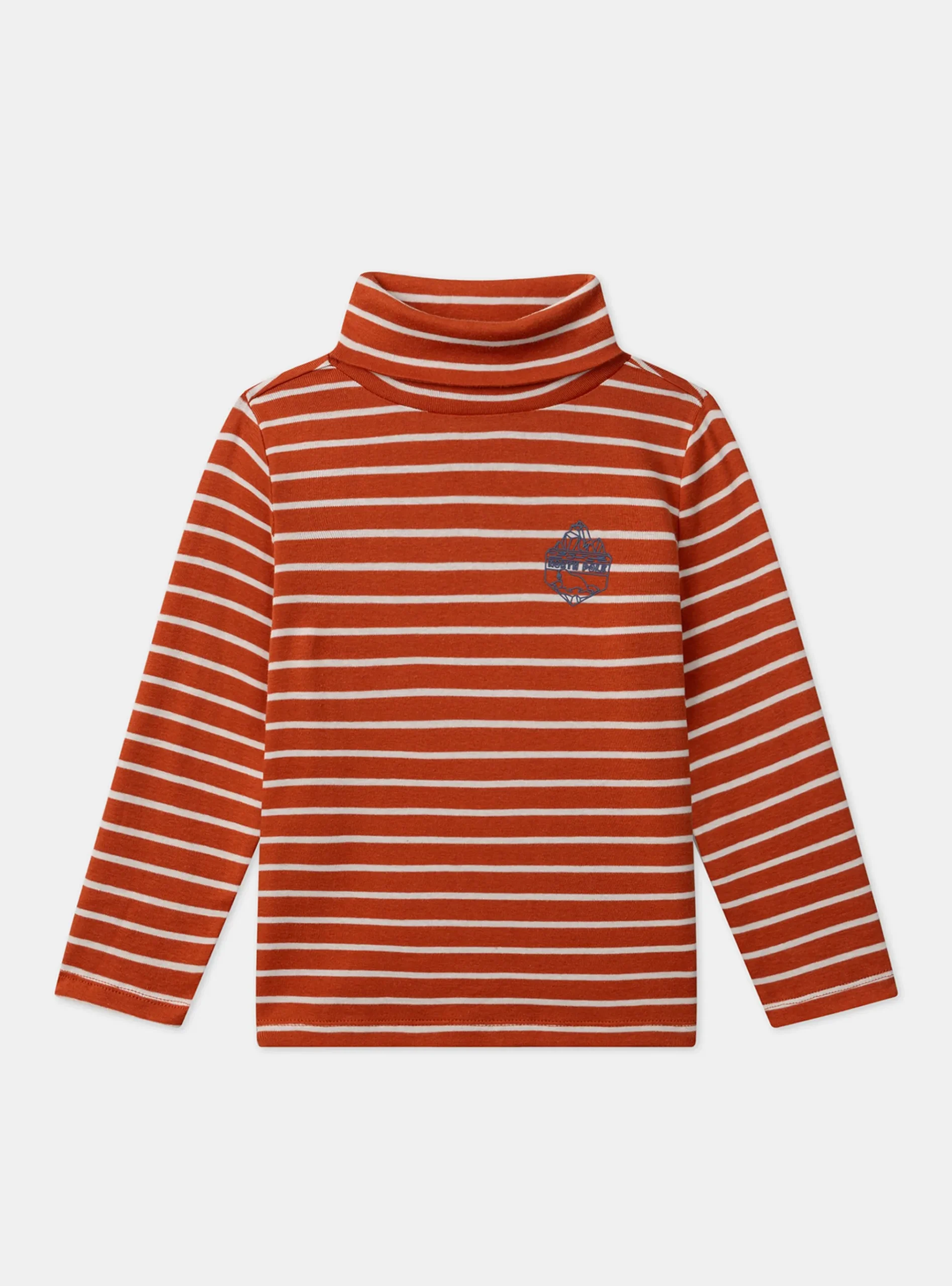 Sergent Major Pull, Gilet & Sweat-Sous-pull Rayé Orange