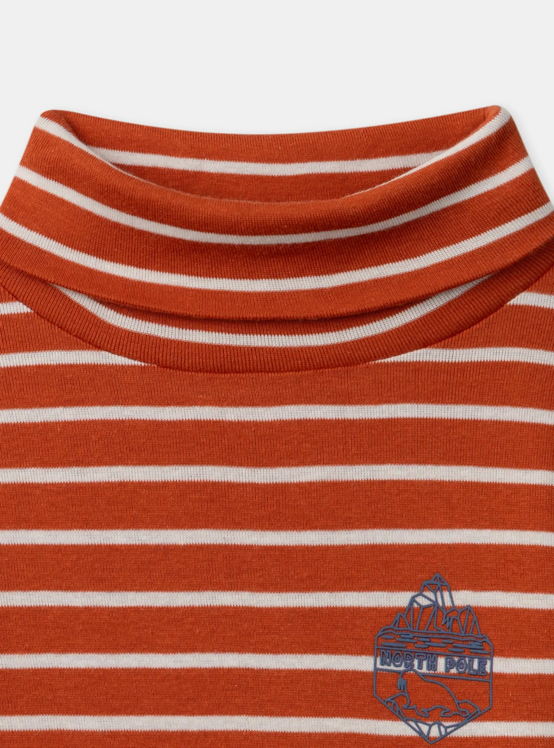 Sergent Major Pull, Gilet & Sweat-Sous-pull Rayé Orange