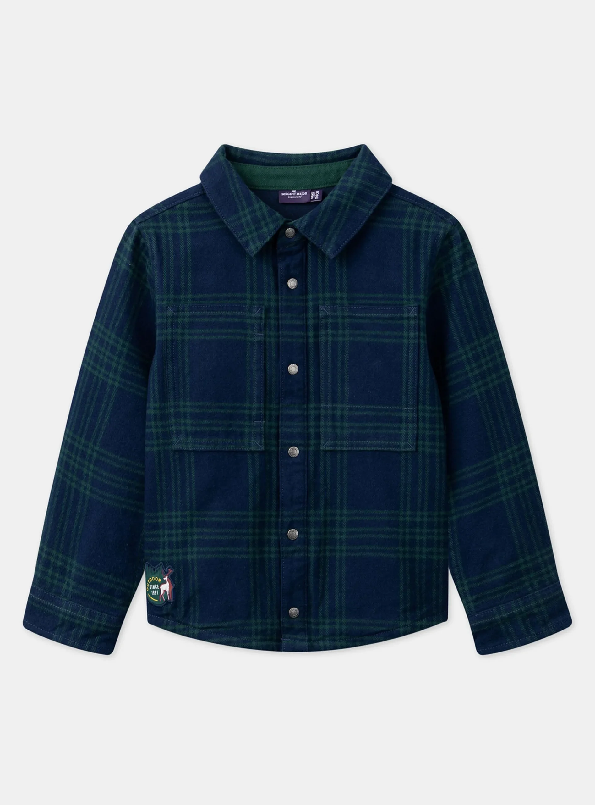 Sergent Major Chemise-Surchemise Bleu marine