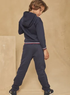 Sergent Major Tenues De Sport | Pull, Gilet & Sweat-Sweat &agrave; capuche bleu marine &agrave; manches longues
