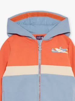 Sergent Major Pull, Gilet & Sweat-Sweat &agrave; capuche bleu azur