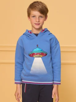 Sergent Major Pull, Gilet & Sweat-Sweat &agrave; capuche Soucoupe Volante