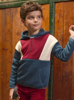Sergent Major Pull, Gilet & Sweat-Sweat &agrave; capuche Tricolore