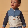 Sergent Major Ensemble Jogging-Sweat &agrave; capuche tricolore macareux