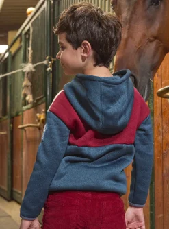 Sergent Major Pull, Gilet & Sweat-Sweat &agrave; capuche Tricolore