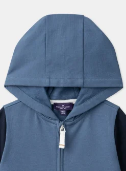 Sergent Major Ensemble Jogging-Sweat &agrave; capuche tricolore macareux