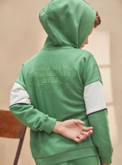 Sergent Major Tenues De Sport-Sweat à capuche vert