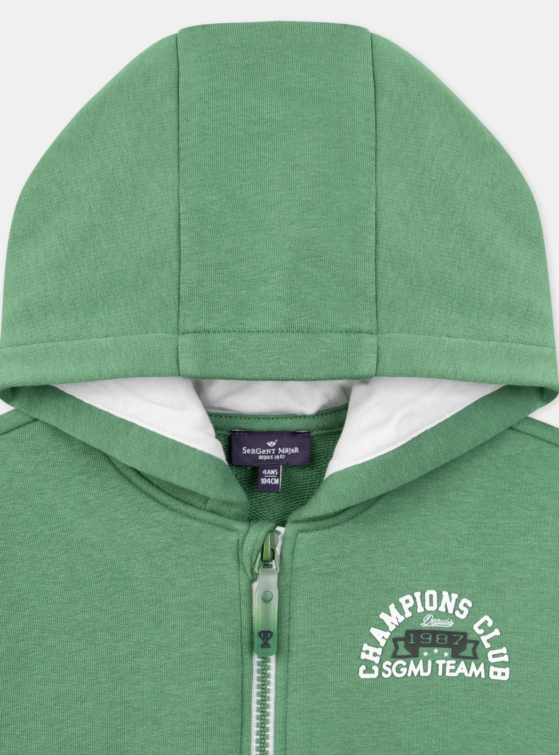 Sergent Major Tenues De Sport-Sweat à capuche vert