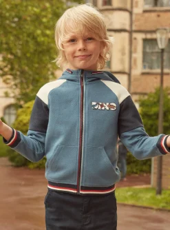 Sergent Major Pull, Gilet & Sweat-Sweat &agrave; capuche zipp&eacute; Dino