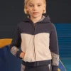 Sergent Major Tenues De Sport-Sweat &agrave; capuche zipp&eacute; fleuri