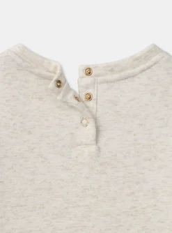 Sergent Major Blouse & T-shirt-Sweat chiné doublé polaire