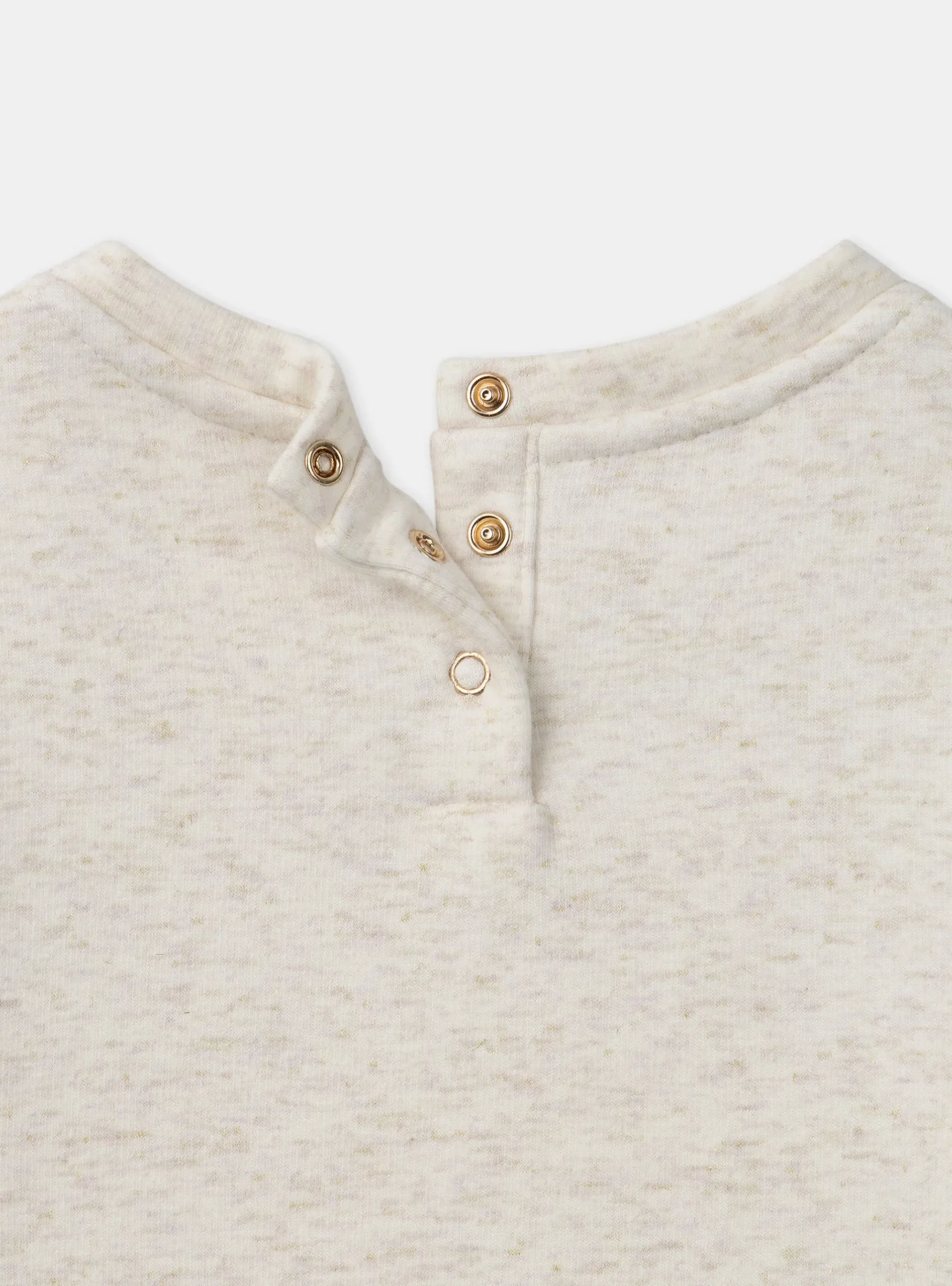 Sergent Major Blouse & T-shirt-Sweat chiné doublé polaire