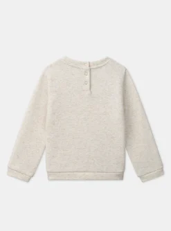 Sergent Major Blouse & T-shirt-Sweat chiné doublé polaire