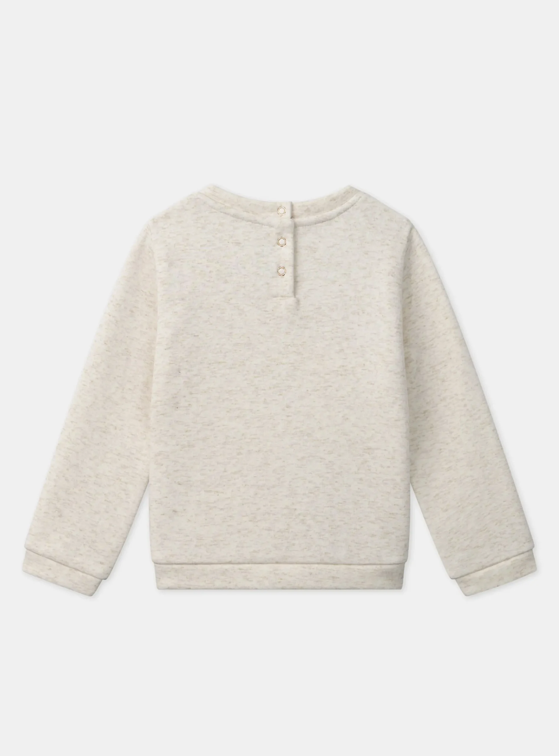 Sergent Major Blouse & T-shirt-Sweat chiné doublé polaire