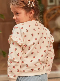 Sergent Major Blouse & T-shirt-Sweat ivoire &agrave; imprim&eacute; fruits