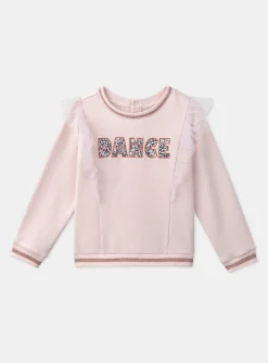 Sergent Major Pull, Gilet & Cardigan-Sweat rose &agrave; volants