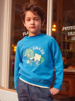 Sergent Major Pull, Gilet & Sweat-Sweat Shirt Bleu