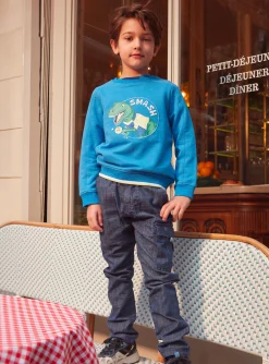 Sergent Major Pull, Gilet & Sweat-Sweat Shirt Bleu