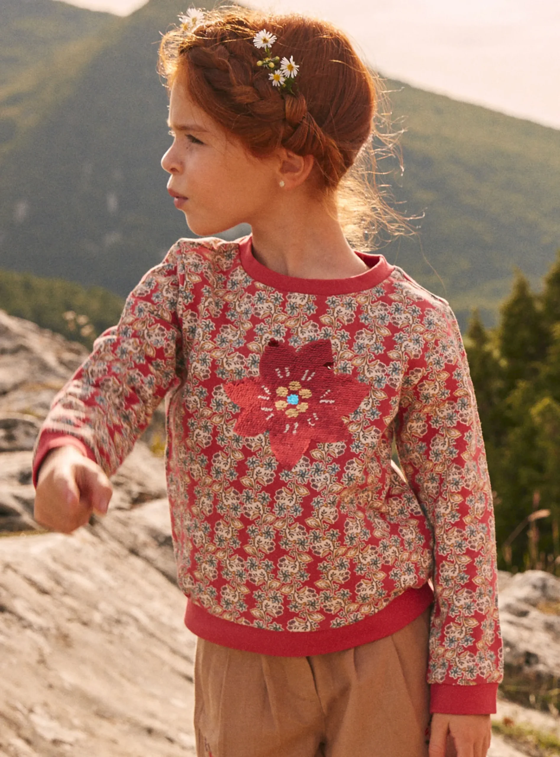 Sergent Major Pull, Gilet & Cardigan-Sweat Shirt Rouge