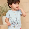 Sergent Major Chemise, T-shirt & Polo-Tee Shirt Bleu ciel