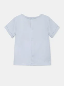 Sergent Major Chemise, T-shirt & Polo-Tee Shirt Bleu ciel