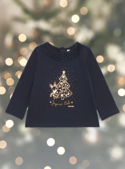 Sergent Major T-shirt & Blouse-Tee Shirt Bleu marine