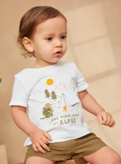 Sergent Major Chemise, T-shirt & Polo-Tee Shirt Ecru