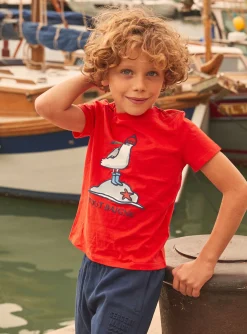 Sergent Major T-shirt & Polo-Tee Shirt Manches Courtes Rouge