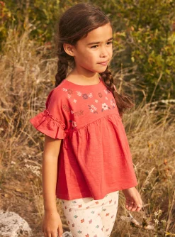 Sergent Major Blouse & T-shirt-Tee Shirt Manches Courtes Rouge