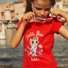 Sergent Major Blouse & T-shirt-Tee Shirt Manches Courtes Rouge