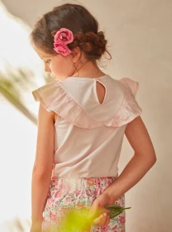 Sergent Major Blouse & T-shirt-Tee Shirt Manches Courtes Rose