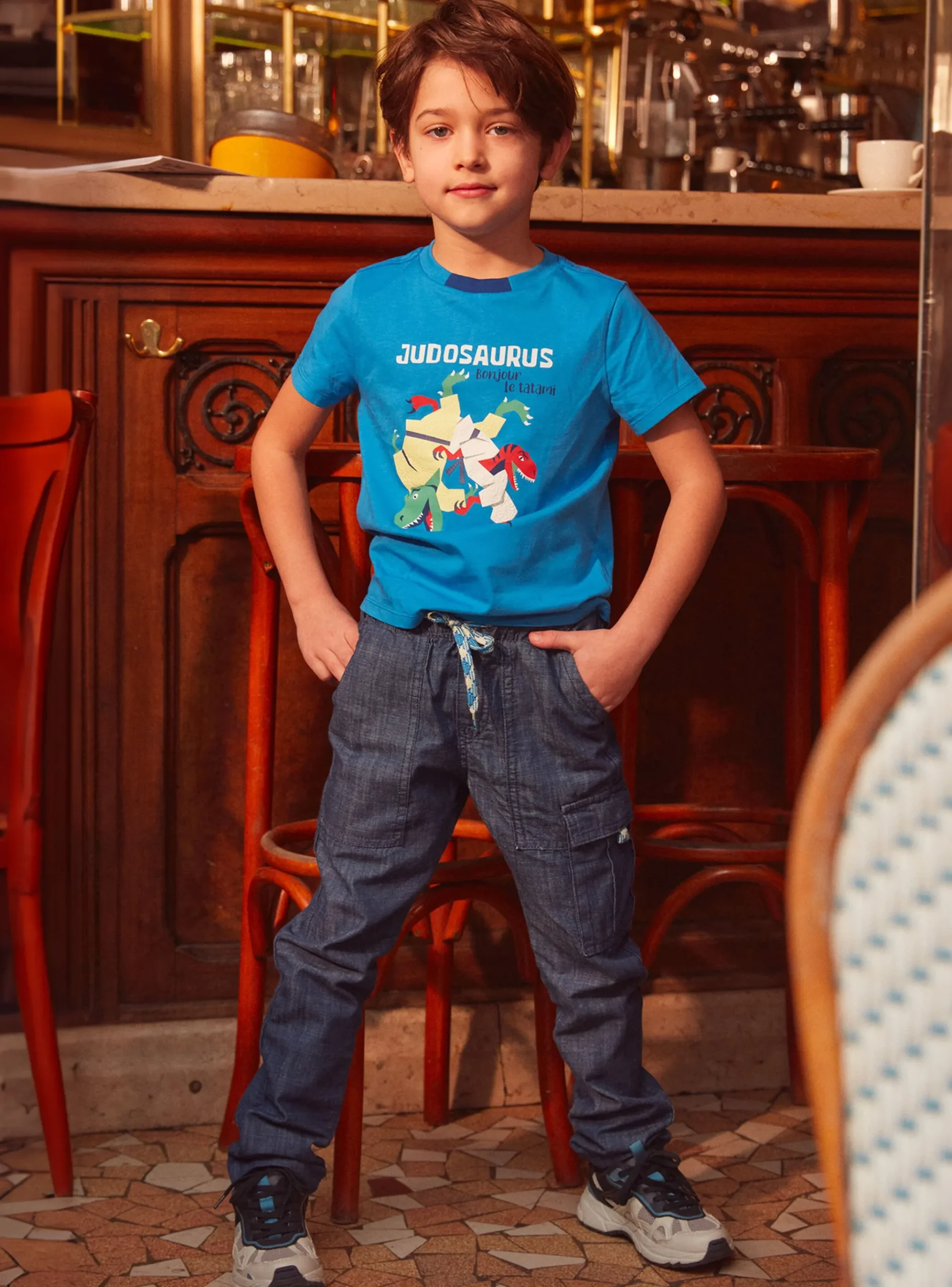 Sergent Major T-shirt & Polo-Tee Shirt Manches Courtes Bleu