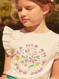Sergent Major Blouse & T-shirt-Tee Shirt Manches Courtes Ecru